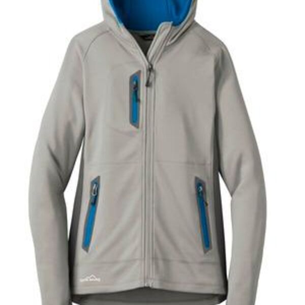 Ladies Sport Hooded Full Zip Fleece Jacket Thumbnail